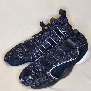 Adidas Crazy BYW X Basketball Shoes Oreo Size 14